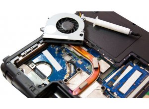 Чистка от пыли ноутбука